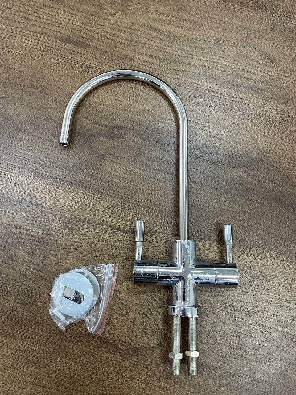 картинка Кран на мойку для питьевой воды D-GF 07 (2 входа)