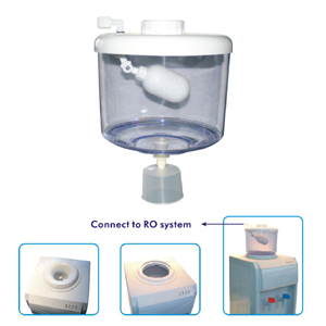 картинка Пластиковая емкость воды CP2, для установки на диспенсер в место бутыля
