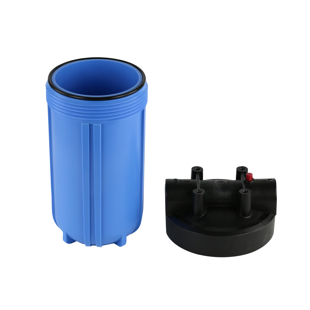 картинка Одинарный магистральный фильтр BRM01 (PP10 inch Big Blue, ключ, пласт. резьба 1.0 inch)