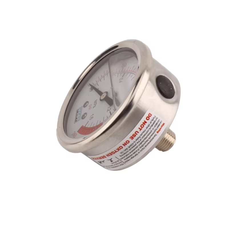 картинка Манометр с маслом PSM-2 (O-tyr) 52mm x 1/4"