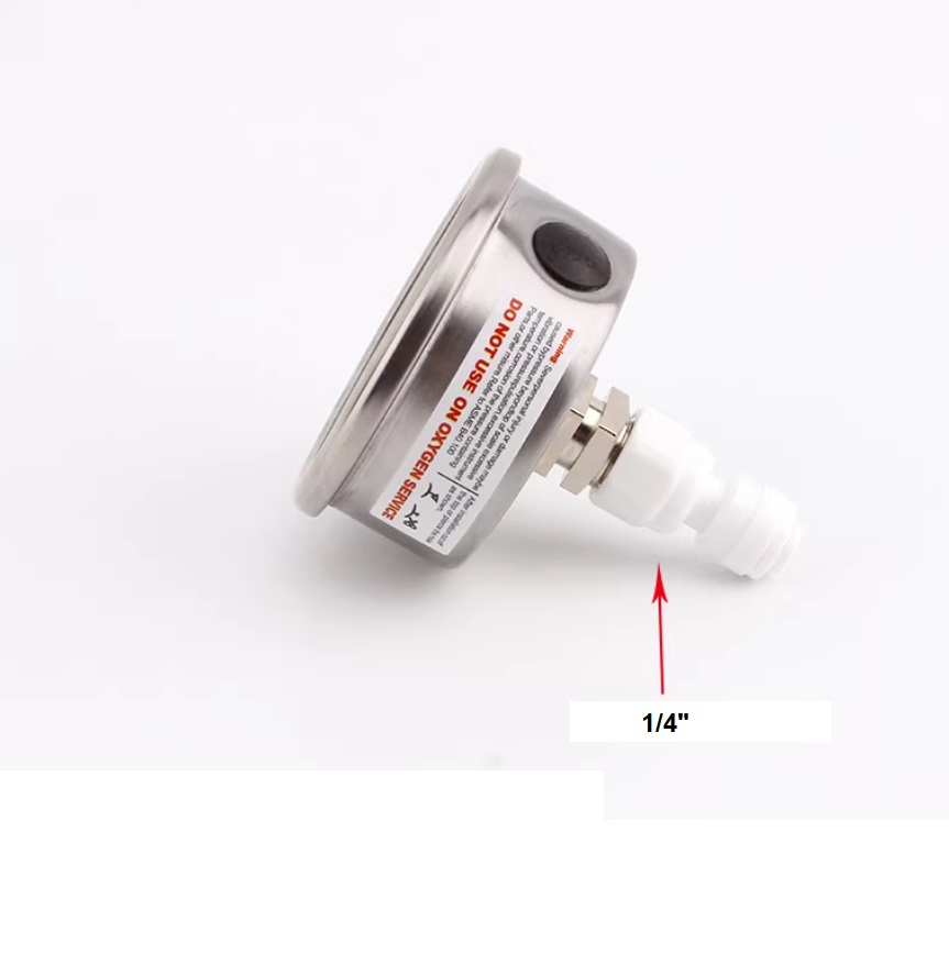 картинка Манометр с маслом PSM-2 (O-tyr) 52mm x 1/4"