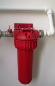 картинка Фильтр на трубу BR10HS, для горячей воды с металлическим соединением, диаметр резьбы 15мм