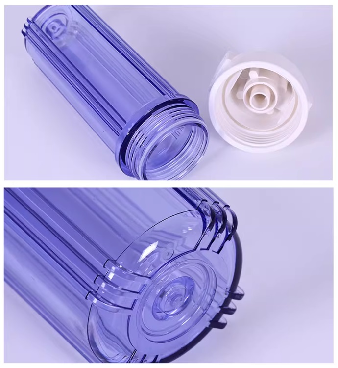 картинка Колба для фильтра BR1011 (10" Slim Line, пласт. резьба 1/4")