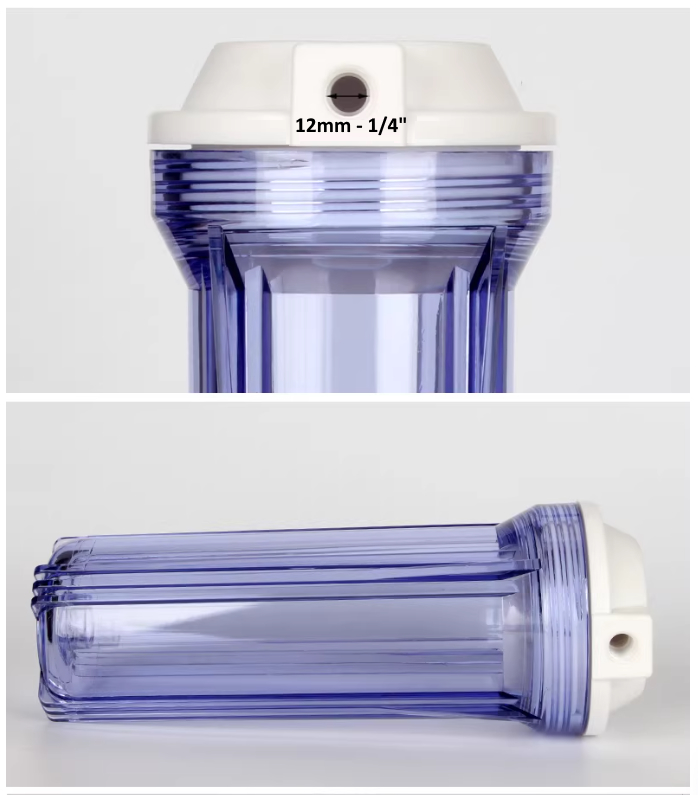 картинка Колба для фильтра BR1021 (10" Slim Line, пласт. резьба 1/4")