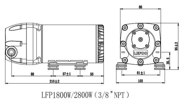 картинка Насос для очистителей воды Pump 800  LFP2800W