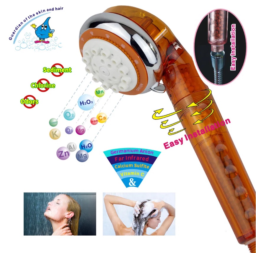 картинка Фильтр для душа SFH-01 (розовый)