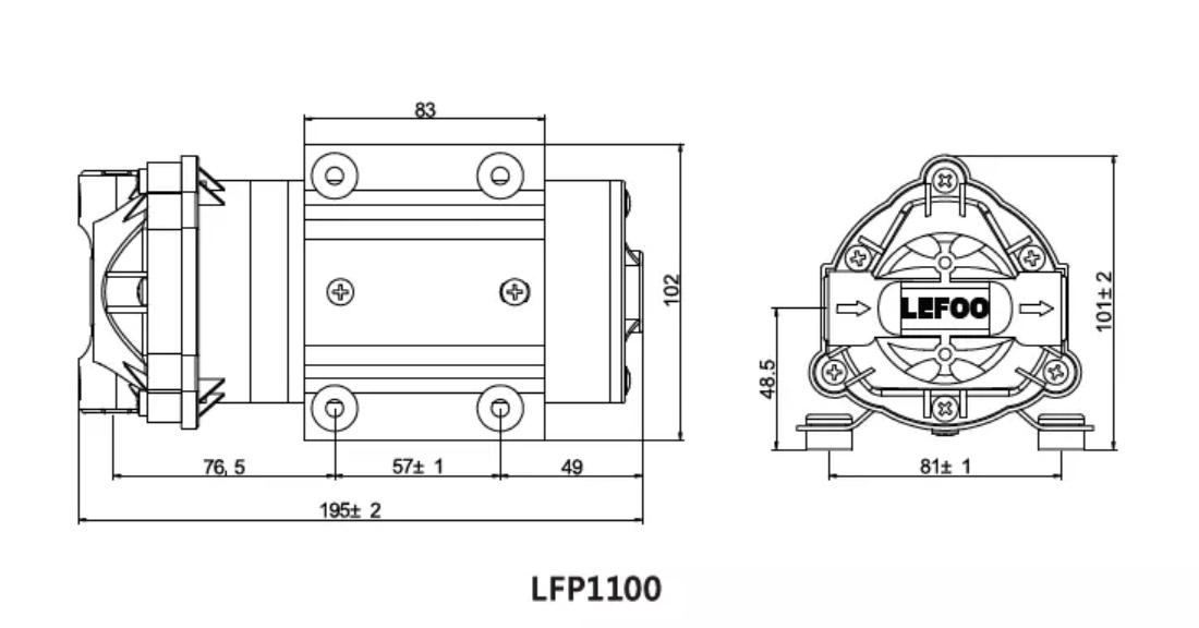 картинка Насос для очистителей воды Pump 100G  LFP1100