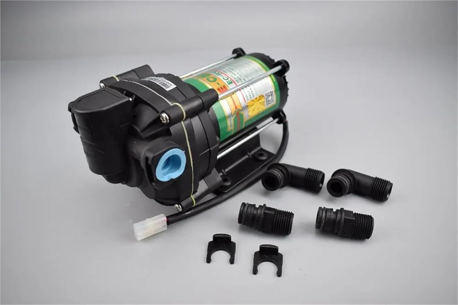 картинка Cамовсасывающий насос с датчиком давления EC-RV-012L (24VDC, 12A, 65 psi/4.5 бар, 12 л/м)