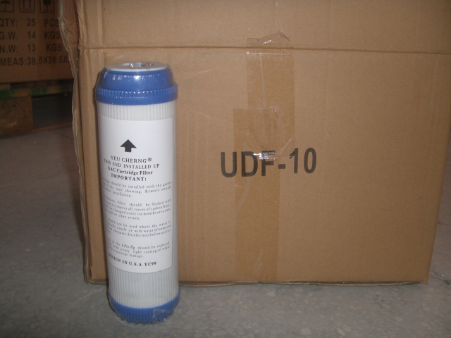 картинка Картридж с гранулированным углем GAC-10 (Slim Line) white