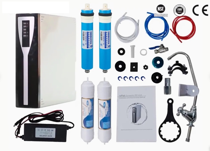 картинка Настольная установка обратного осмоса в корпусе DITREEX roPad (2x150G, PP + CTO + RO, авто режим, без бака)