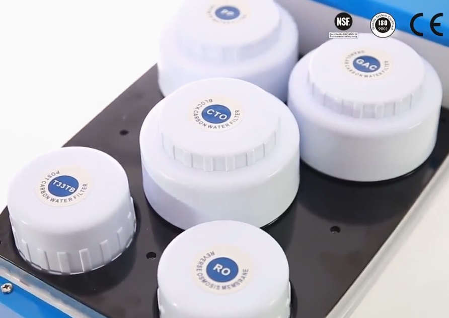 картинка Настольная установка обратного осмоса в корпусе DITREEX RO-Single (125G, синий, авто режим, 7л.)