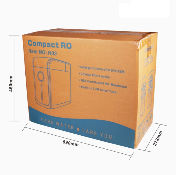 картинка Настольная установка обратного осмоса в корпусе DITREEX RO-Single (125G, синий, авто режим, 7л.)