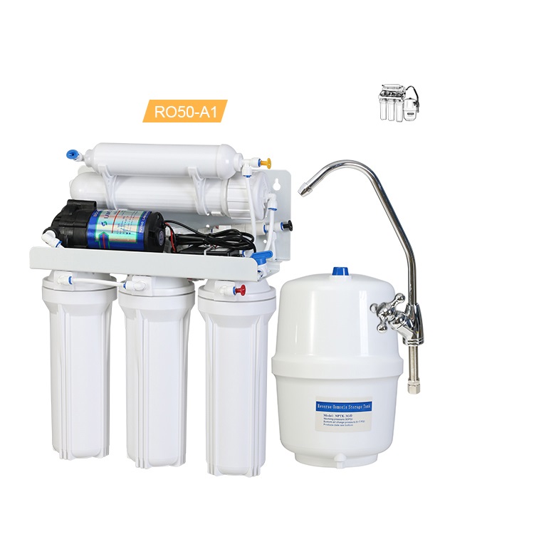 картинка Настенная установка обратного осмоса бескорпусная DITREEX RO50-A (ручной режим, 11л.)