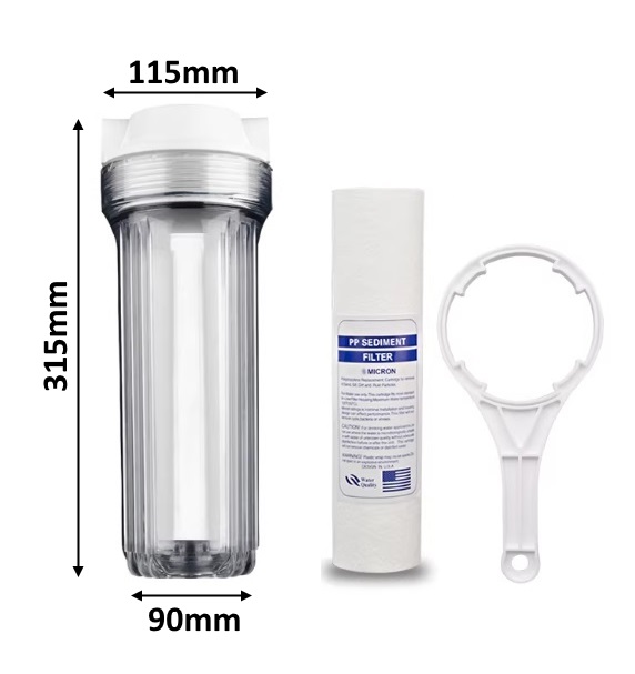 картинка Фильтр воды BR1022-10sl (Пластик-е соед-е: 1/2)