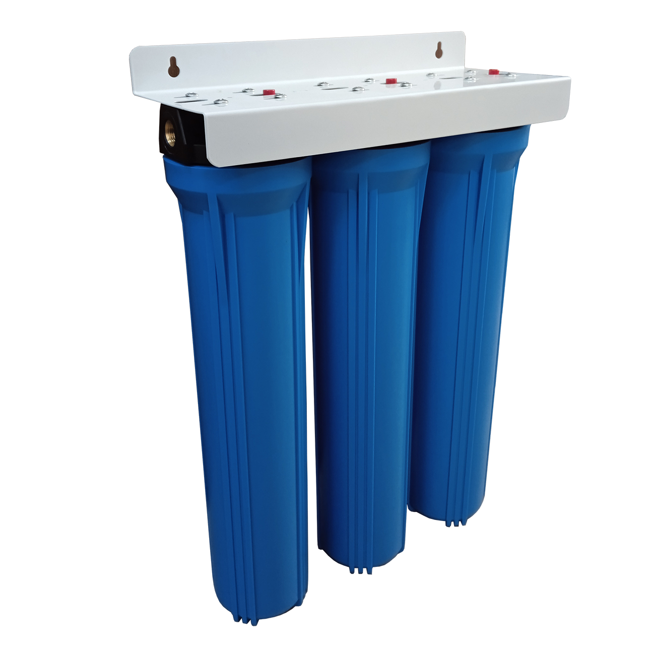 картинка Тройной магистральный фильтр BRK03, с металлическим соединением, диаметр резьбы 15мм 