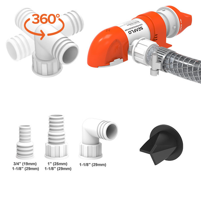 картинка Осушительный насос низкопрофильный SFBP1-G800-14A (12VDC, 3,2A, 50 л/м)