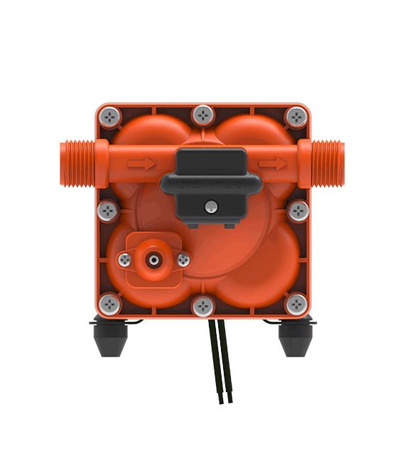 картинка Cамовсасывающий насос с датчиком давления SFDP1-030-055-42W (12VDC, 8A, 55 psi/3,8 бар, 11,3 л/м, 1/2" резьба)