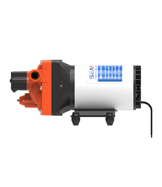 картинка Cамовсасывающий насос с датчиком давления SFDP1-030-055-42W (12VDC, 8A, 55 psi/3,8 бар, 11,3 л/м, 1/2" резьба)
