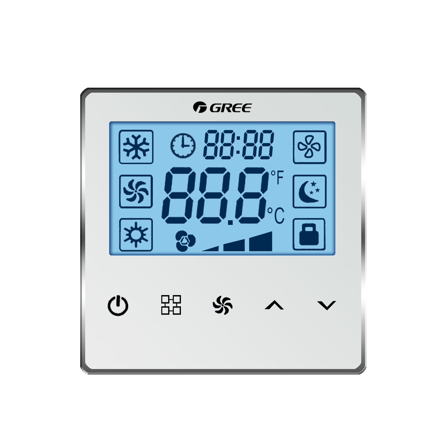 картинка Напольный фанкойл GREE FP-170LM/D-K  (9,2/10,7 кВт)